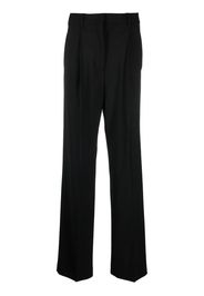 MSGM straight-leg wool trousers - Nero