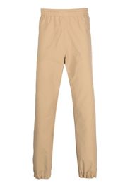 MSGM logo-print elasticated waist trousers - Toni neutri