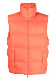 MSGM padded zip gilet - Arancione