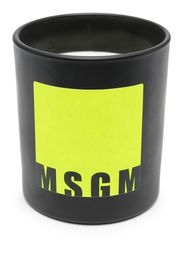 MSGM logo-print citronella candle (250g) - Nero