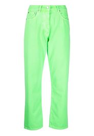 MSGM five-pocket cotton cropped trousers - Nero