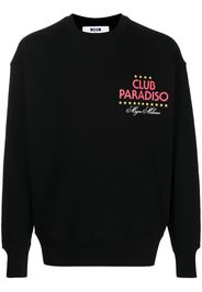 MSGM logo-print sweatshirt - Nero