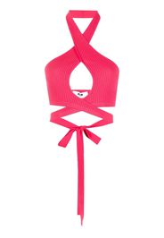 MSGM Top corto a coste - Rosa