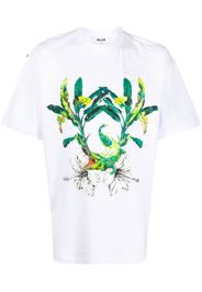 MSGM graphic-print T-shirt - Bianco