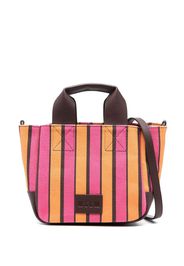 MSGM logo-patch tote bag - Rosa