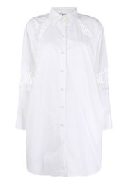 MSGM shirt mini dress - Bianco