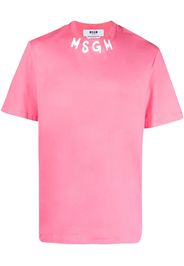 MSGM T-shirt con stampa - Rosa