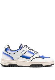 MSGM calf leather sneakers - Blu
