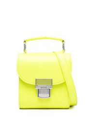 MSGM faux-leather crossbody bag - Giallo