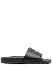 MSGM logo-print sliders - Nero