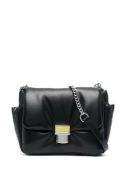 MSGM puffer click shoulder bag - Nero