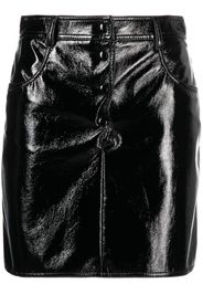 MSGM Gonna svasata con bottoni - Nero