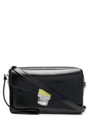 MSGM faux leather cross-body bag - Nero