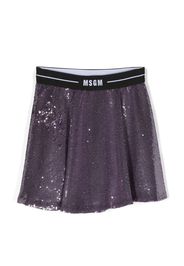 MSGM Kids Gonna con logo - Viola