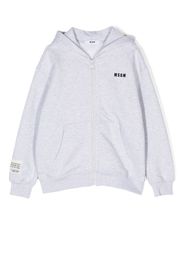 MSGM Kids Felpa con cappuccio - Grigio