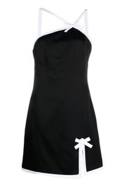 MSGM contrast-border mini dress - Nero