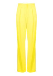 MSGM full-length straight-leg trousers - Giallo