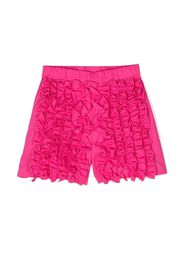 MSGM Kids Shorts con ruches - Rosa