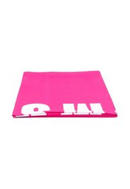 MSGM Kids logo-print towel - Rosa