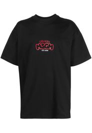 MSGM graphic-print cotton T-shirt - Nero