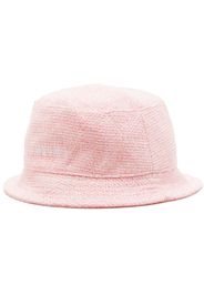 MSGM Cappello bucket con ricamo - Rosa