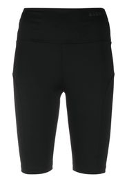 MSGM Shorts a vita alta - Nero