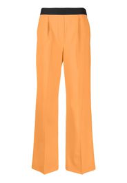 MSGM Pantaloni a gamba ampia - Arancione