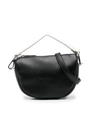 MSGM Kids logo-embossed shoulder bag - Nero
