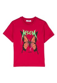 MSGM Kids T-shirt con stampa - Rosa
