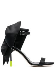 MSGM Sandali con fiocco - Nero