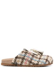 MSGM Sandal slides con decorazione - Toni neutri