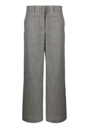 MSGM wide-leg wool trousers - Grigio