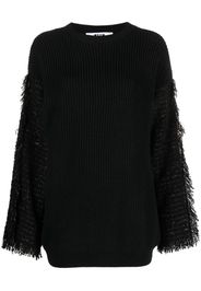 MSGM Maglione a coste - Nero