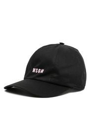 MSGM Cappello da baseball con ricamo - Nero