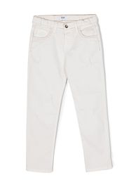 MSGM Kids five-pocket straight-leg trouser - Toni neutri