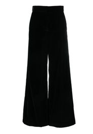 MSGM high-waisted flared trousers - Nero