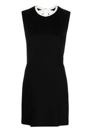 MSGM cut-out detail sleeveless minidress - Nero