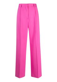 MSGM Pantaloni dritti con pieghe - Rosa