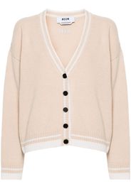 MSGM Cardigan con ricamo - Toni neutri