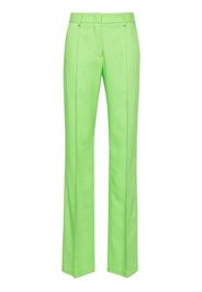 MSGM Pantaloni sartoriali dritti - Verde