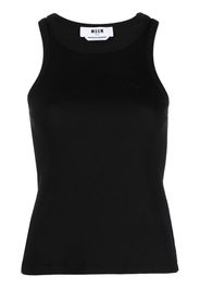 MSGM Canotta con ricamo - Nero