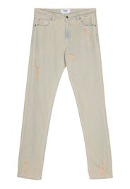MSGM distressed straight-leg jeans - Blu