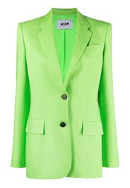 MSGM Blazer monopetto - Verde