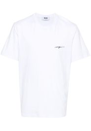 MSGM T-shirt con ricamo - Bianco