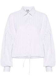 MSGM Camicia con coulisse - Bianco