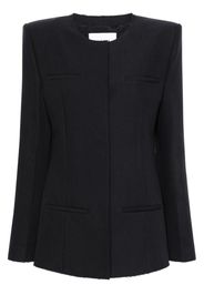 MSGM Giacca con taglio vivo - Nero