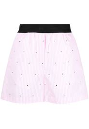 MSGM Shorts con strass - Rosa