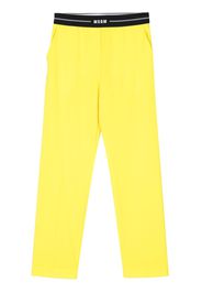 MSGM Pantaloni affusolati - Giallo