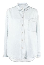 MSGM Giacca-camicia denim - Blu
