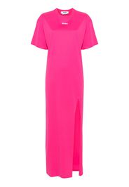 MSGM Abito modello T-shirt con stampa - Rosa
